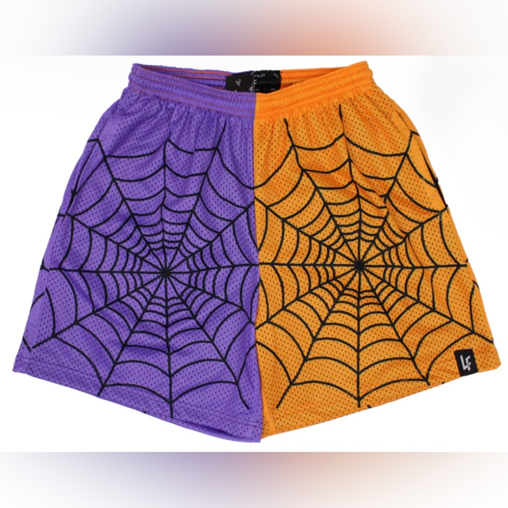 Lost Files XL Mesh Basketball Shorts Limited Edition 2021 Spiderweb Halloween